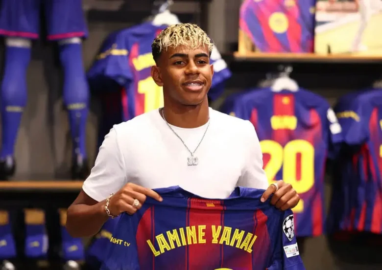 lamine yamal no10 debut