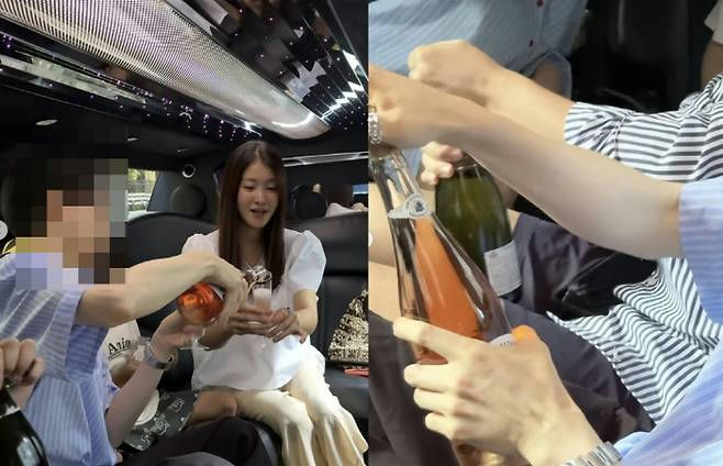 Lee Si-young alcohol controversylimousine' 'champagne' 'celebration' 'friends.