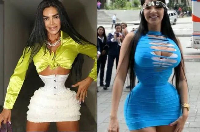 18inch waist corset model