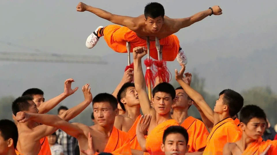 Shaolin Temple scandalmartial' 'arts' 'spears' 'monks' 'performance.