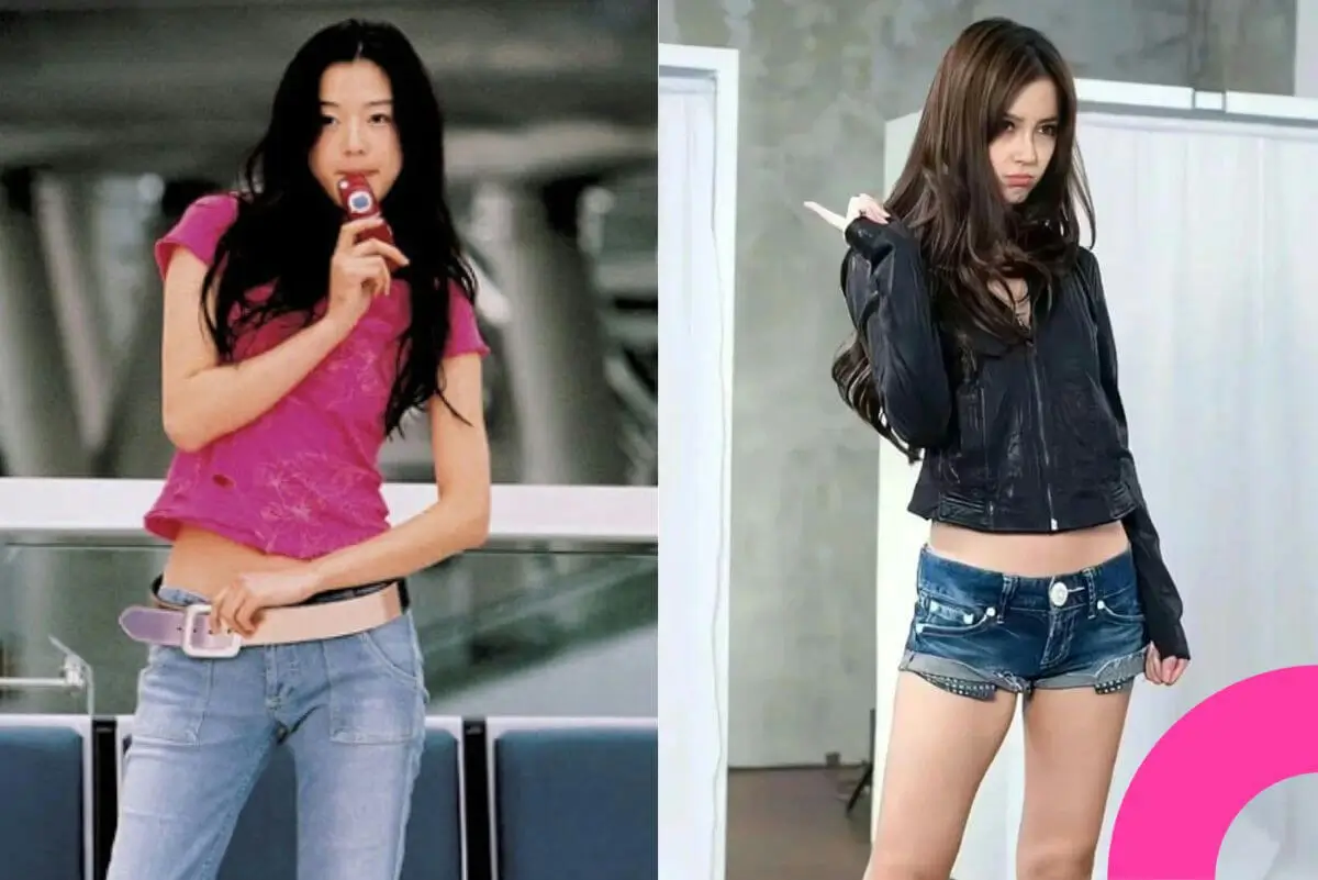 y2k fashion jeon ji hyun angelababy
