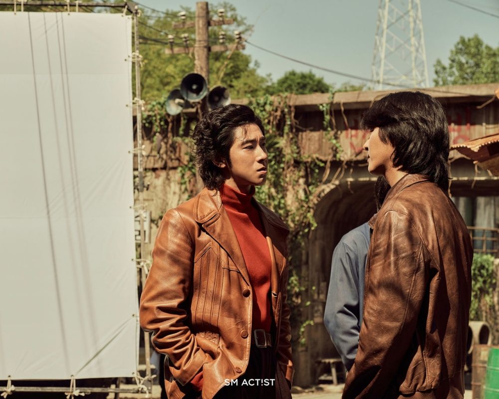 Jung Yunho Low Lifemen' 'leatherjackets' 'retro' 'outdoor.