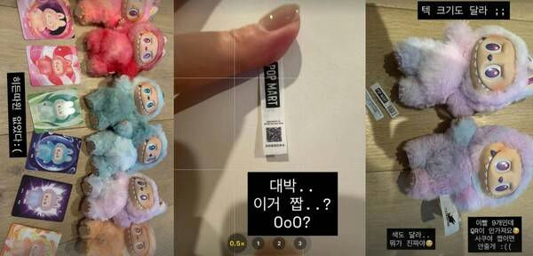 BoA LaBubu counterfeitpeople' 'hand' '' 'op' 'art' 'plush' 'cartoon.