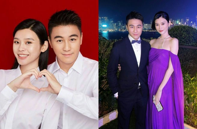 Ming Xi Mario Ho marriage crisispeople' '' '' 'couple' 'formal' 'red' 'purple.