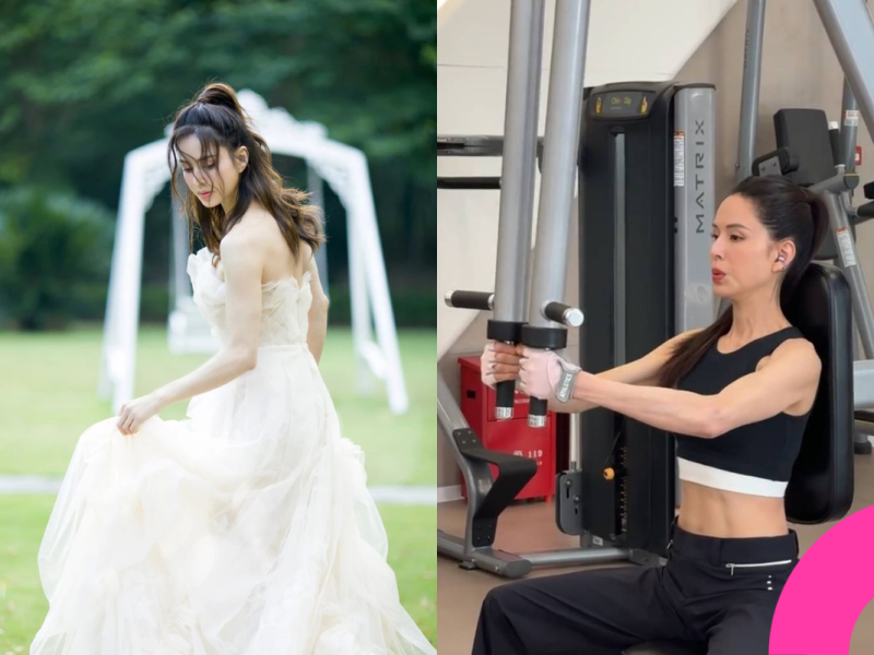 Carman Lee 58 years old fit bodywoman' 'gym' 'exercise' 'machine.