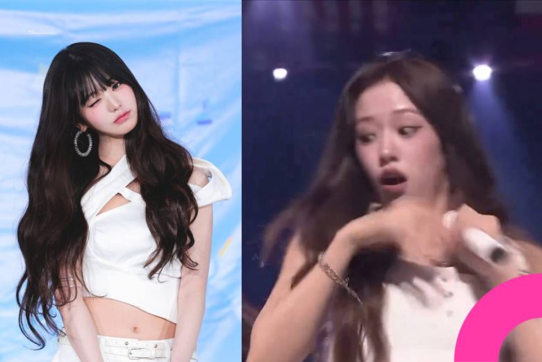 Jang Wonyoung mic drop viral KCON