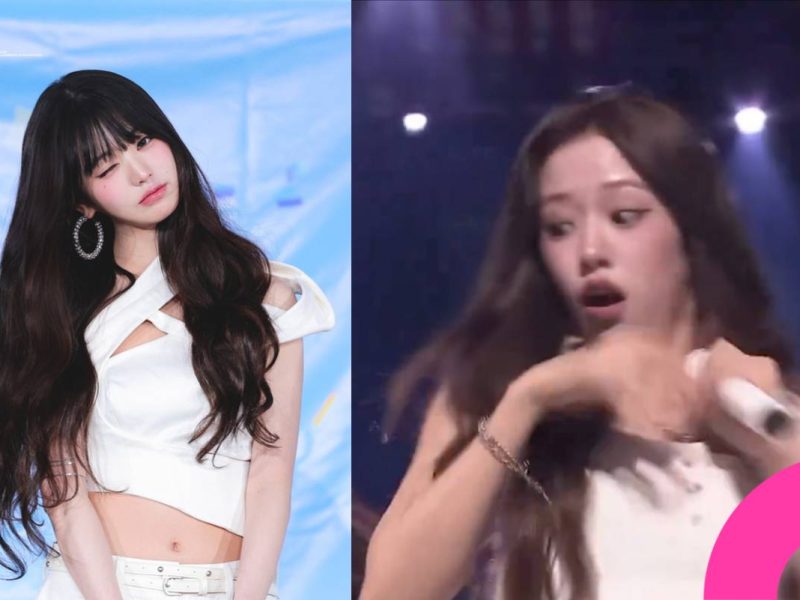 Jang Wonyoung mic drop viral KCON