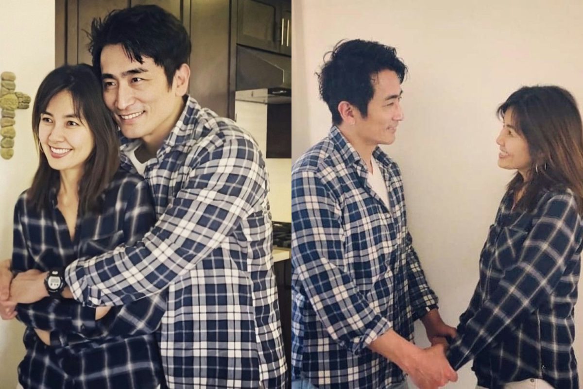 Cha In Pyo inheritance rumortwo' 'couple' 'flannel' 'embracing' 'holding' 'ands.
