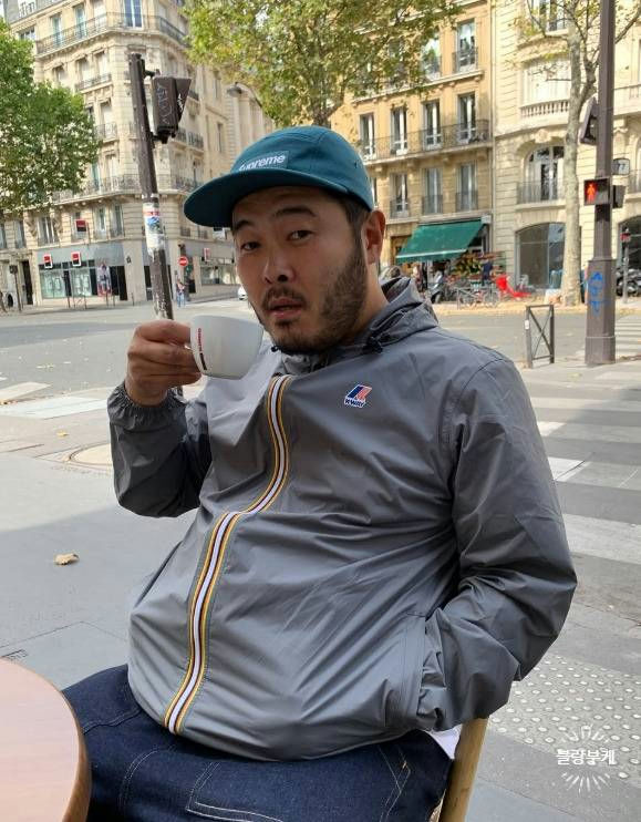 Kim Ki-bang billionaire wifepeople' 'man' 'coffee' 'street' 'jacket.