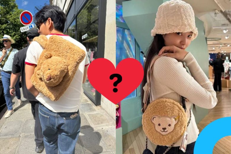 V teddy bear tote Jennie