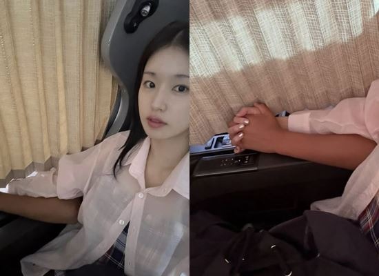Park Hwan Hee reunites with sonairplane' 'woman' 'hands' 'window.