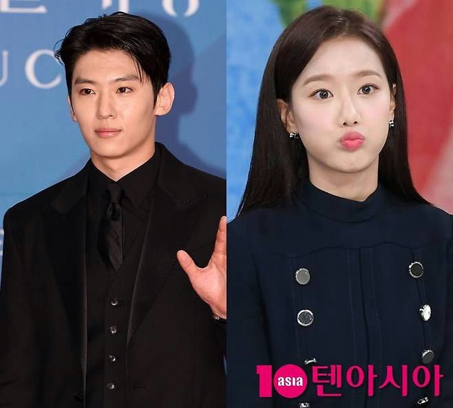 Lee Na‑eun The Defects acting criticismtwo' 'individuals' 'formal' 'suit' 'pout' 'buttons.