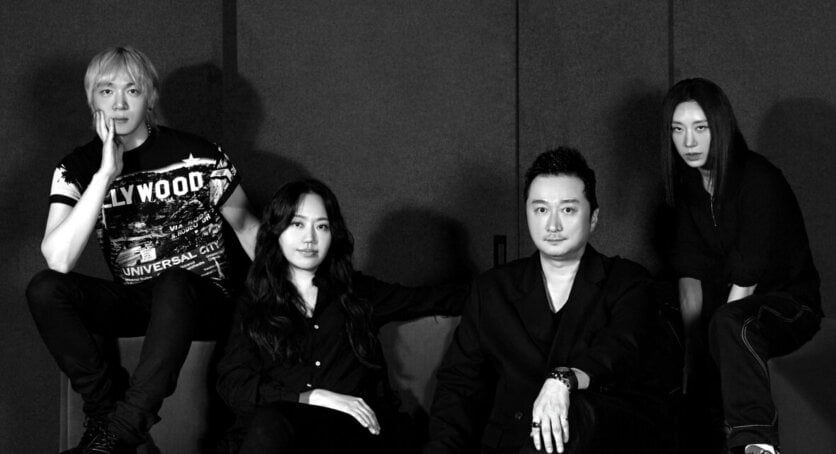Lia Kim joins TITAN CONTENT' '' 'black' 'monochrome' 'portrait' 'serious.