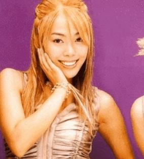 Lee Min deathwoman' 'blonde' 'smiling' 'asian' 'makeup .