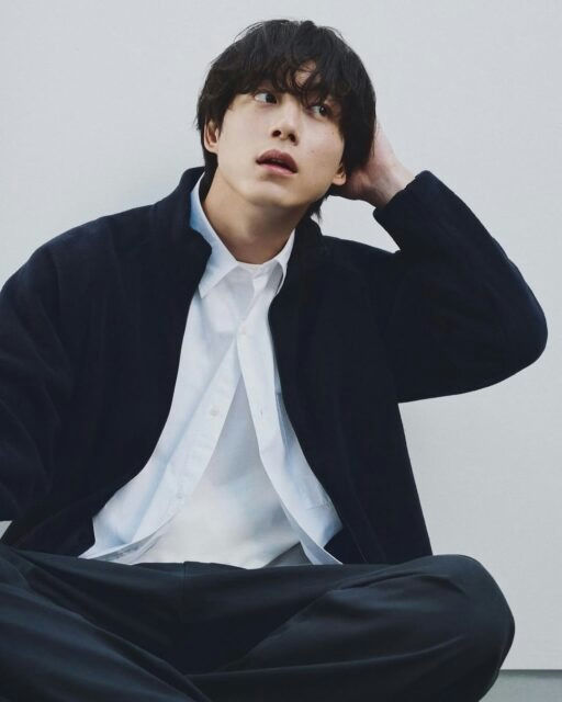 Lisa Sakaguchi Kentaro MV rumorperson' 'sitting' 'indoors' 'casual' 'shirt' 'jacket.