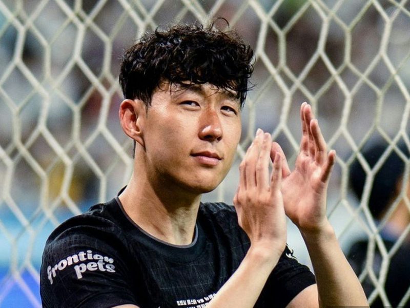 Son Heung‑min LAFC record transferperson' 'soccer' 'athlete' 'hands' 'net.