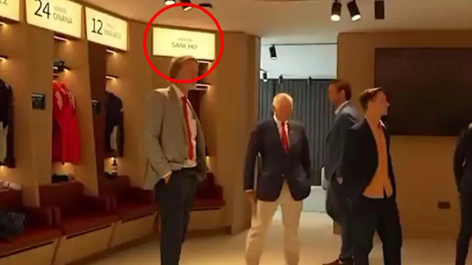 jadon sancho manchester united locker