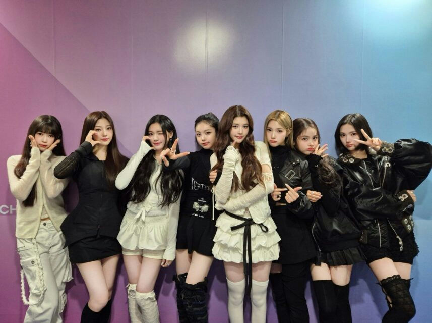 Hearts2Hearts stage outfits controversy' '' 'girls' 'posing' 'outfits' 'peace' 'signs' '' '' '.