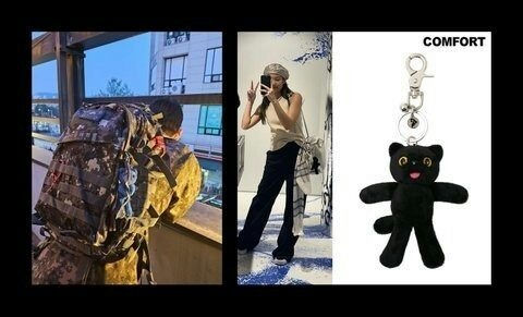 BLACKPINK Jennie V BTS dating rumorspeople' 'backpack' 'soldier' 'beret' 'keychain.