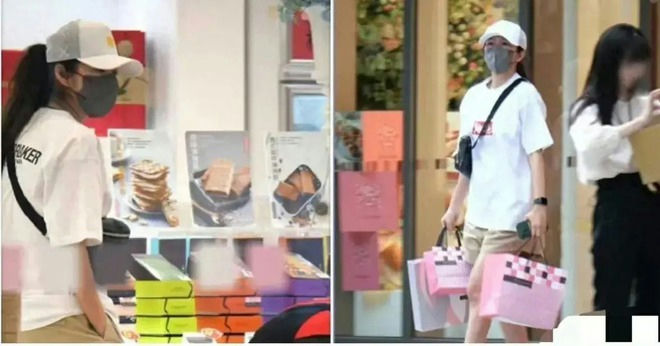 Ady An husband arrestpeople' 'shopping' 'bags' 'mask' 'outdoors.