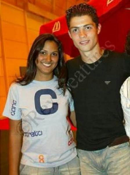 Cristiano Ronaldo dating historypeople' 'smiling' 't' 'shirt' '' 'c' 'onald' 's' 'posing.
