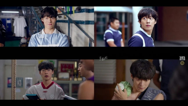 Yoon Jae-chan SBS The Winning Try dramapeople' 'sports' 'locker' 'room' 'training' 'emotion.