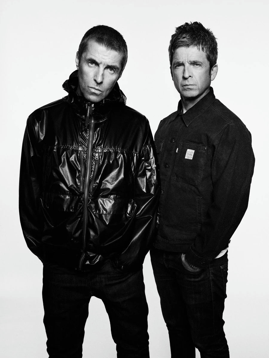 Oasis Rising Sun Flag controversy Koreamen' '' '' 'blackandwhite' 'serious' 'jacket' '' '.
