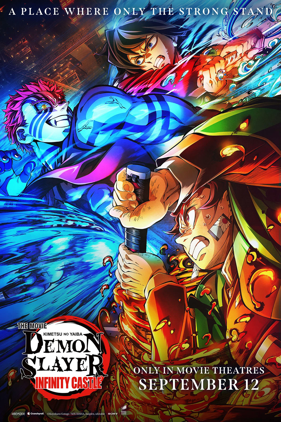 Demon Slayer Infinity Castle trilogycharacters' 'anime' 'sword' 'battle' 'poster.