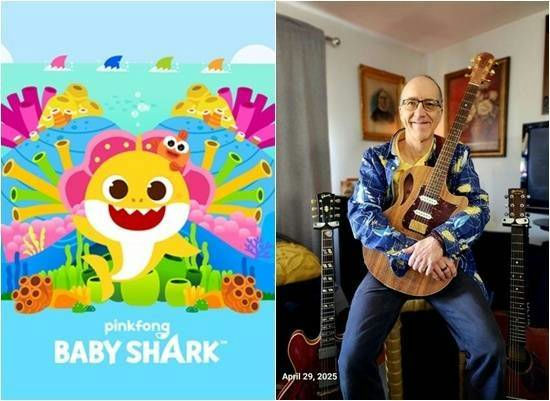 Baby Shark plagiarism casepeople' 'man' 'guitar' 'artwork' 'furniture' 'shirt.