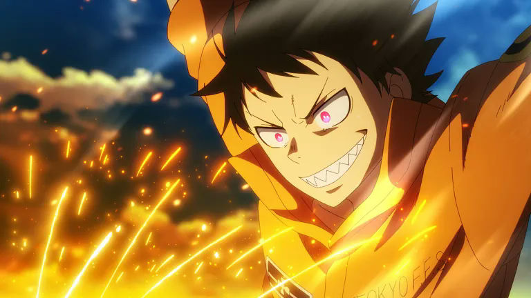 Gachiakuta similar animepeople' 'anime' 'fire' 'sparks' 'teeth.