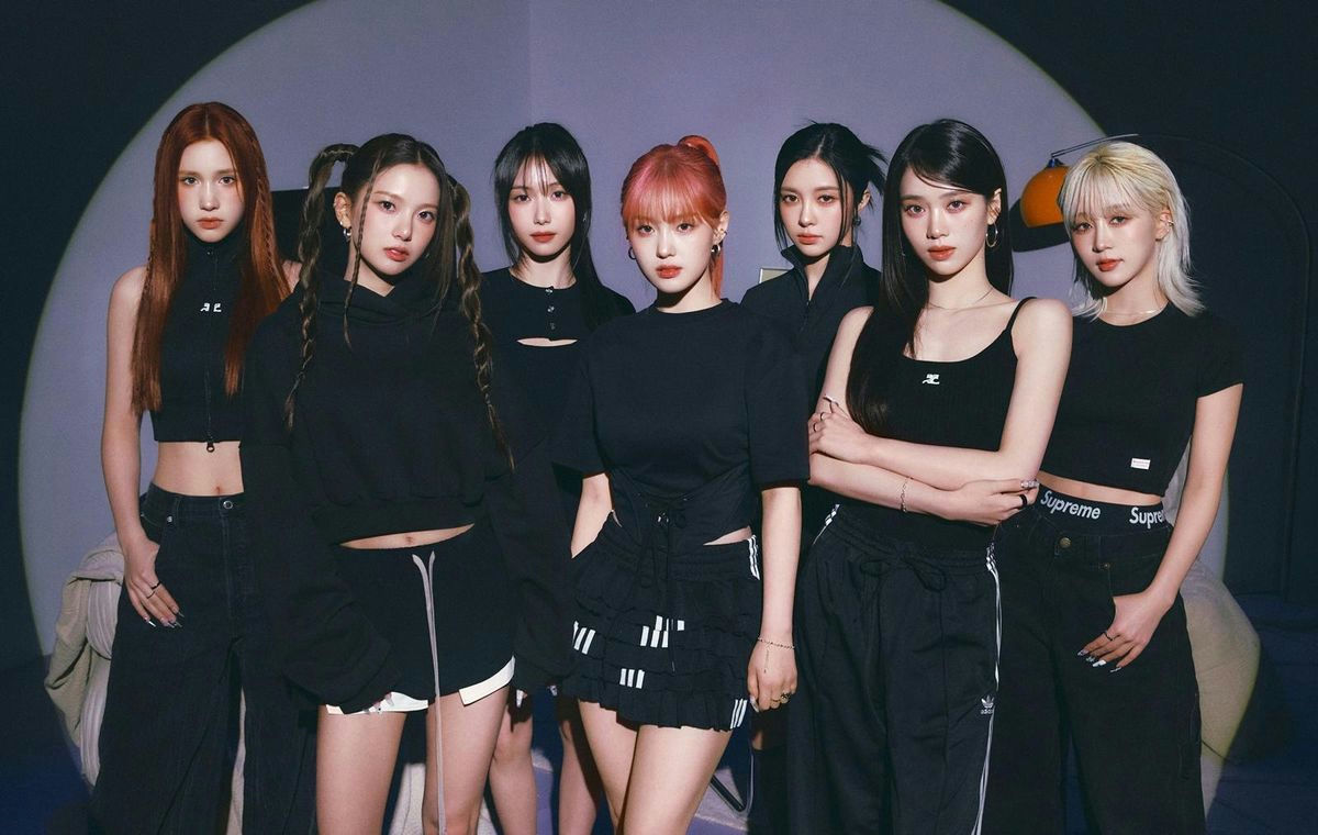 K-pop project group contract renewalpeople' 'group' 'black' 'clothing' 'fashion' 'posing.
