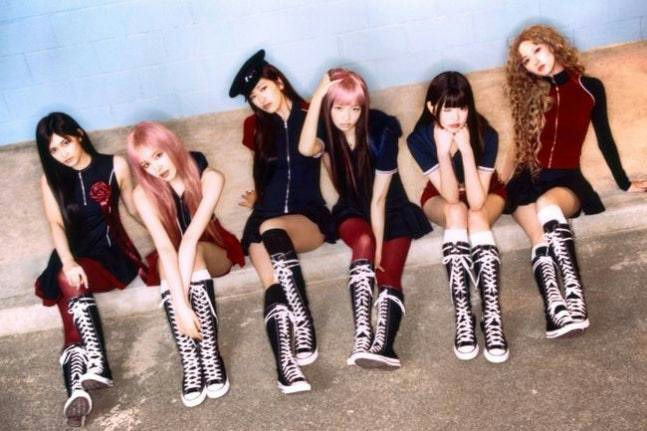 IVE SECRET comebackfive' 'girls' 'kneehighboots' 'outfits' 'sitting' '' '.