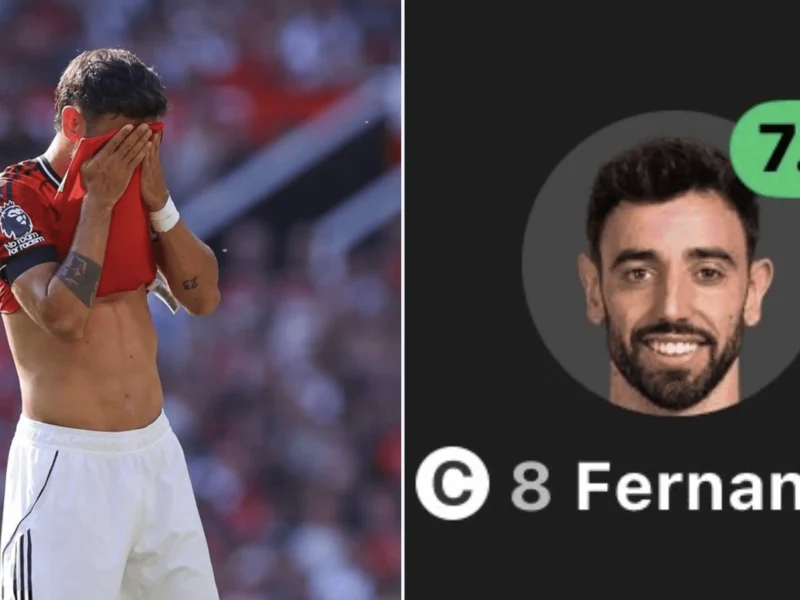 bruno fernandes reacts to arsenal loss