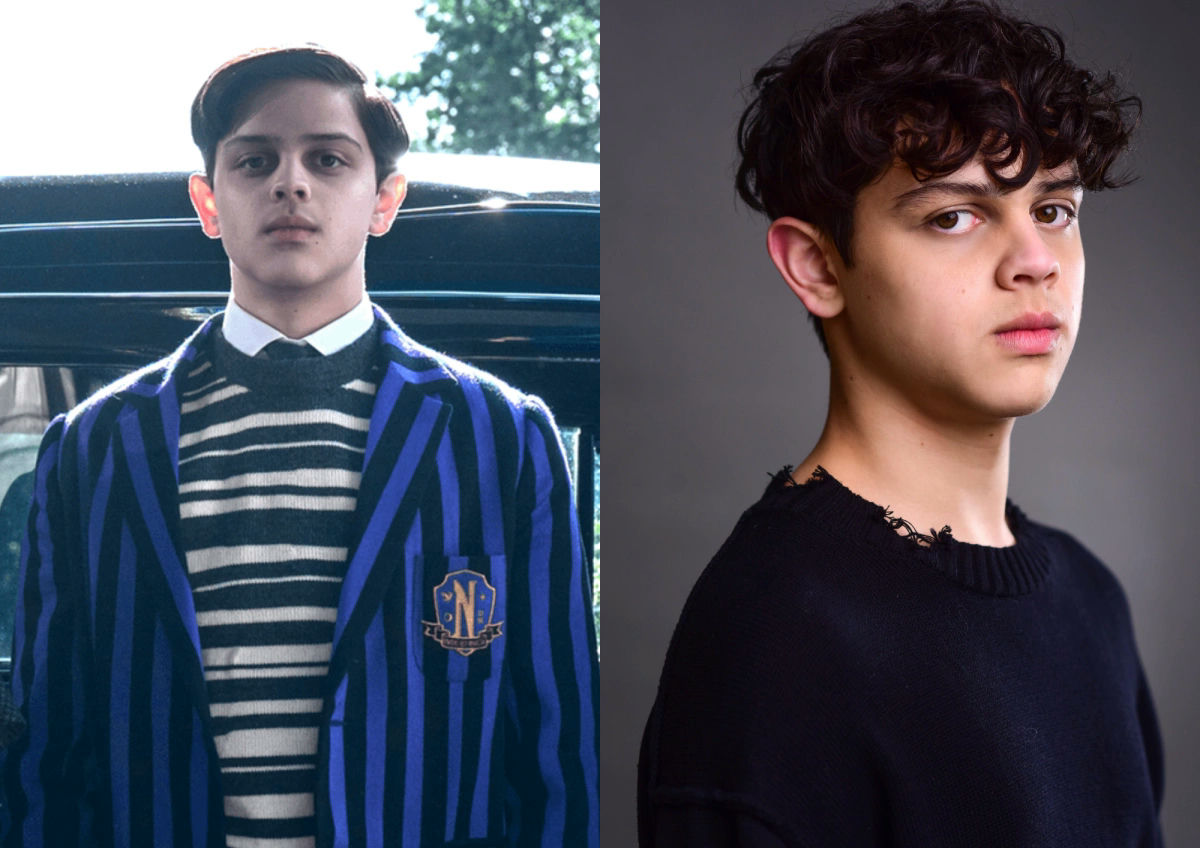 Wednesday Season 2 castperson' 'teenager' 'fashion' 'curlyhair' 'blazer.