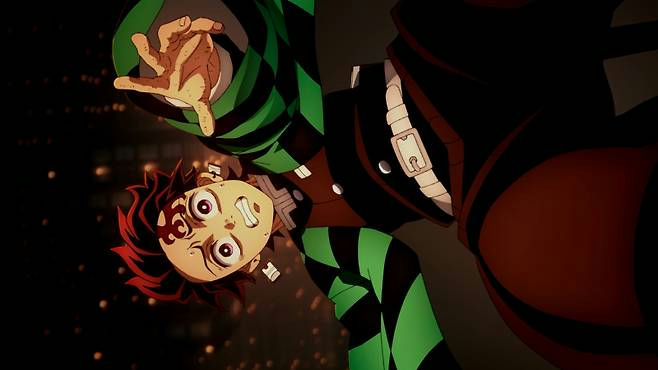Demon Slayer Infinity Castle break presale record controversyperson' 'anime' 'action' 'expression' 'clothing.