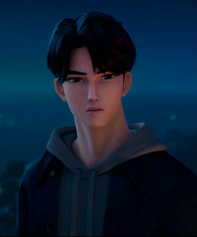 K-Pop Demon Hunters Jinu ending Maggie Kangpeople' 'anime' 'hoodie' 'jacket' 'portrait.