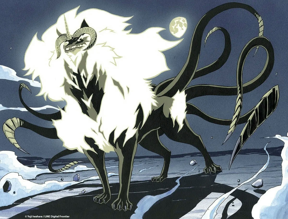 Clevatess Berserk successorno' 'monster' 'horns' 'tails' 'snow.