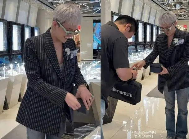 gdragon luxury gifts dancers bodyguards