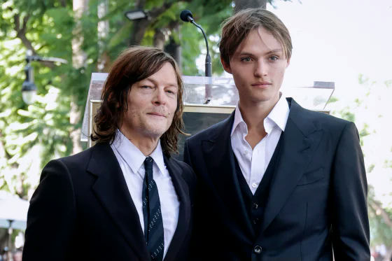 Norman Reedus son assaultpeople' '' 'uits' '' 'icrophone' '' 'utdoors.