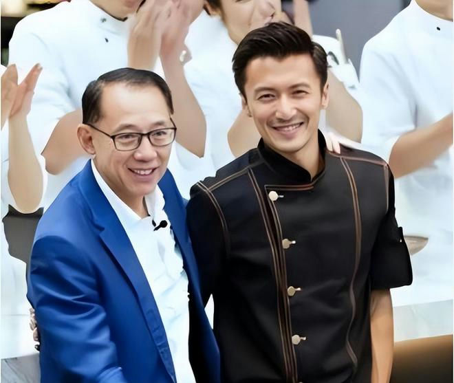 men' 'smiling' 'chef' 'jacket' 'blueblazer.