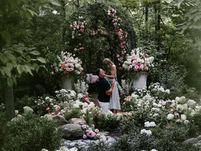 Taylor Swift Travis Kelce engagementpeople' 'proposal' 'flowers' 'garden' 'romance.