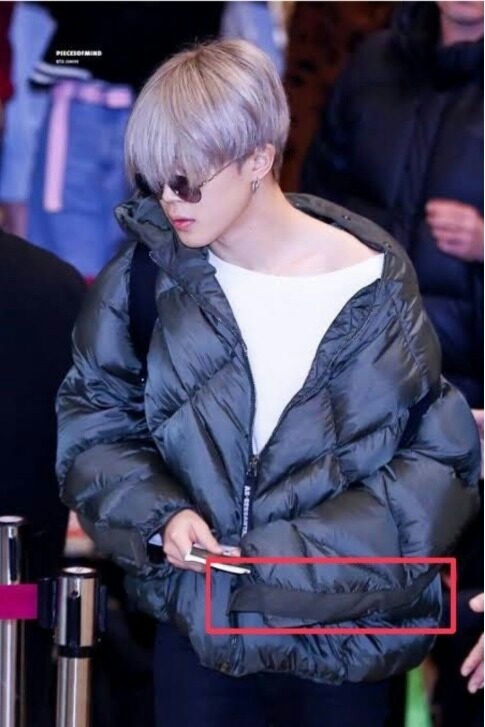 BTS Jimin Song Da Eun relationship evidencepeople' '' 'imin' 'pufferjacket' 'sunglasses' 'airport.