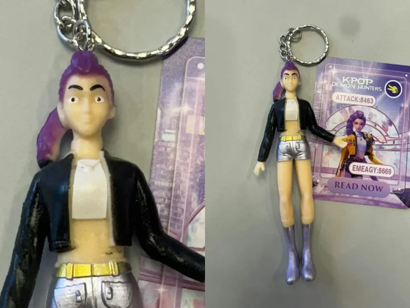 kpop demon hunters keychain controversy