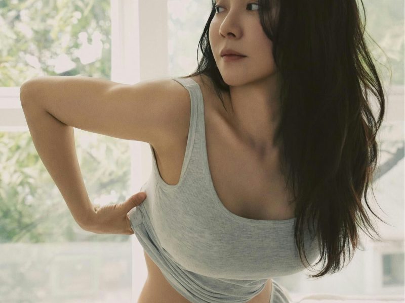 Song Ji Hyo Nina.Ssong lingerie brandpeople' 'woman' 'pajamas' 'window' 'portrait.
