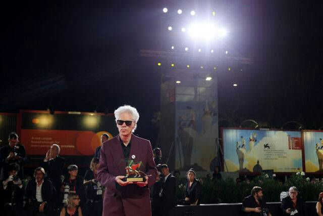 Jim Jarmusch Venice Golden Lionpeople' 'award' 'sunglasses' 'jacket' 'night.
