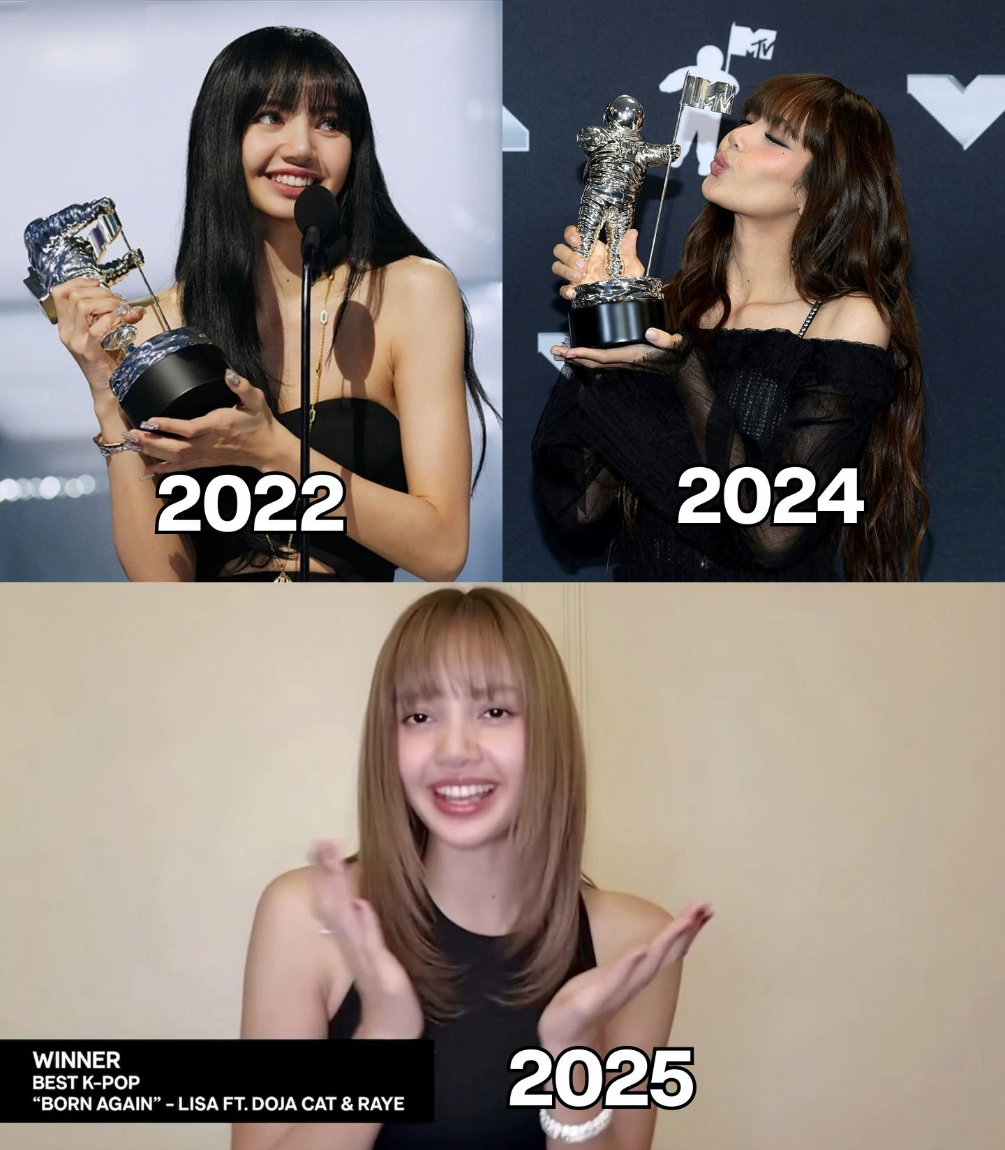 VMAs 2025 Rosé Lisaperson' '' 'isa' 'awards' 'music' 'year.