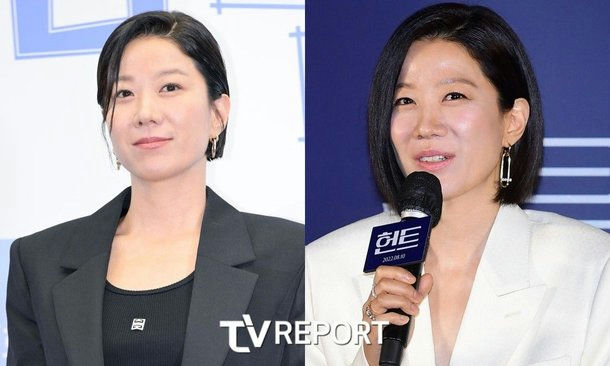 Jeon Hye Jin comeback drama 2026woman' 'blackhair' 'blazer' 'microphone' 'earrings.