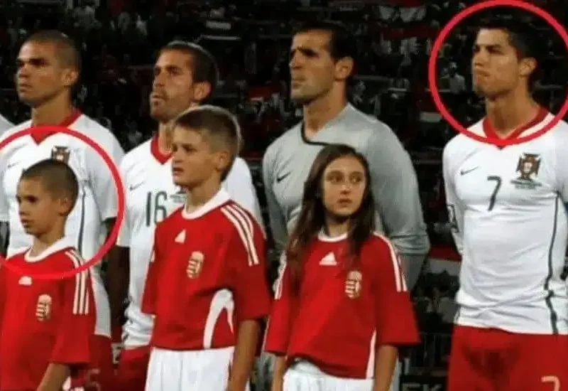 ronaldo szoboszlai mascot moment