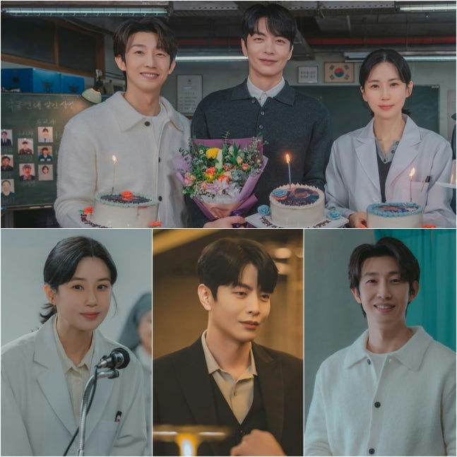 Lee Bo Young Mary Kills People finalepeople' 'birthday' 'cake' 'bouquet' 'smiling.