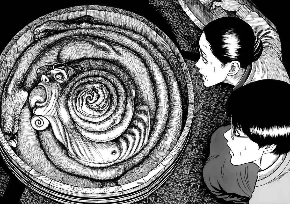 anime ruined by bad animationpeople' 'horror' 'spiral' 'manga' 'shocked.